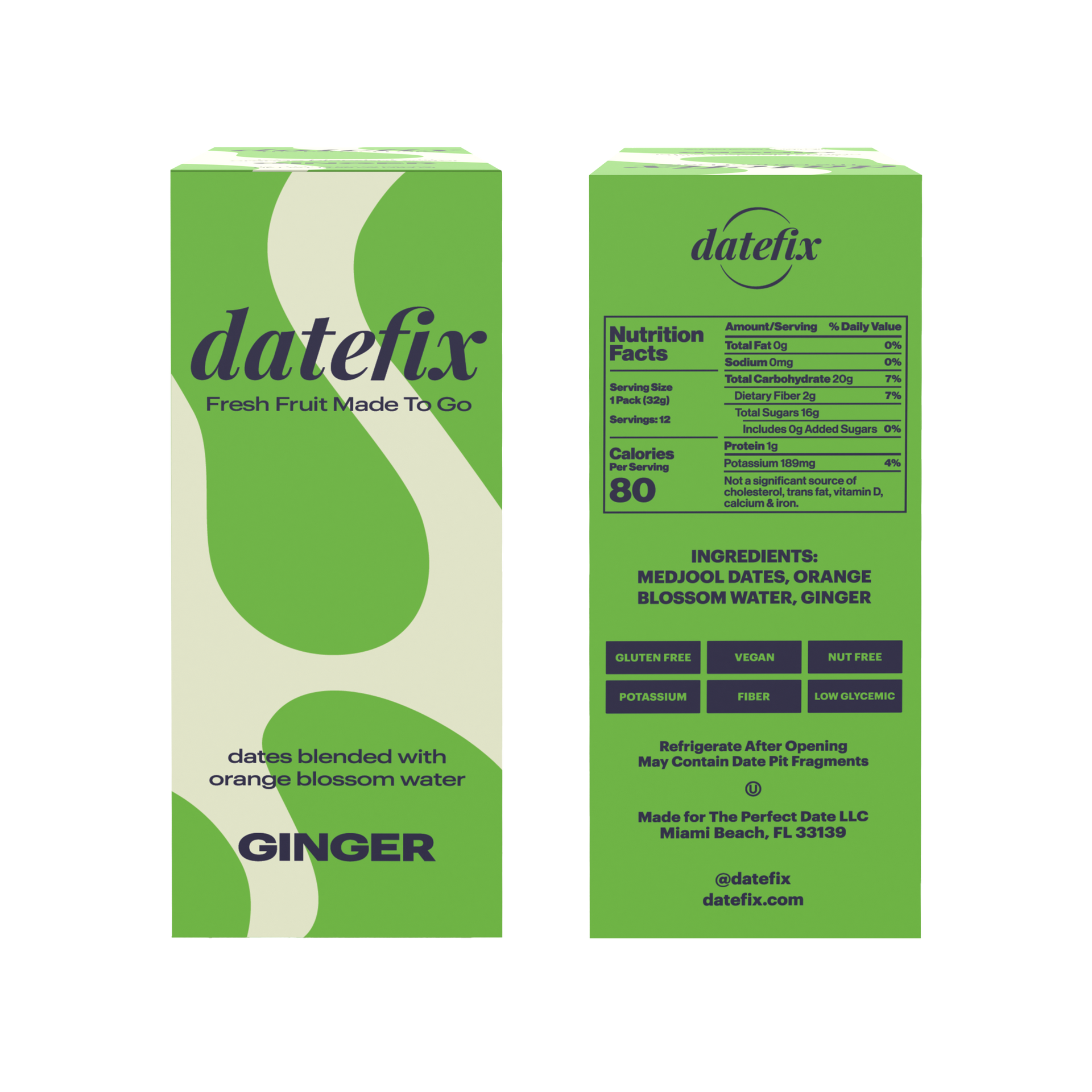 Ginger 12-Pack Box – Datefix